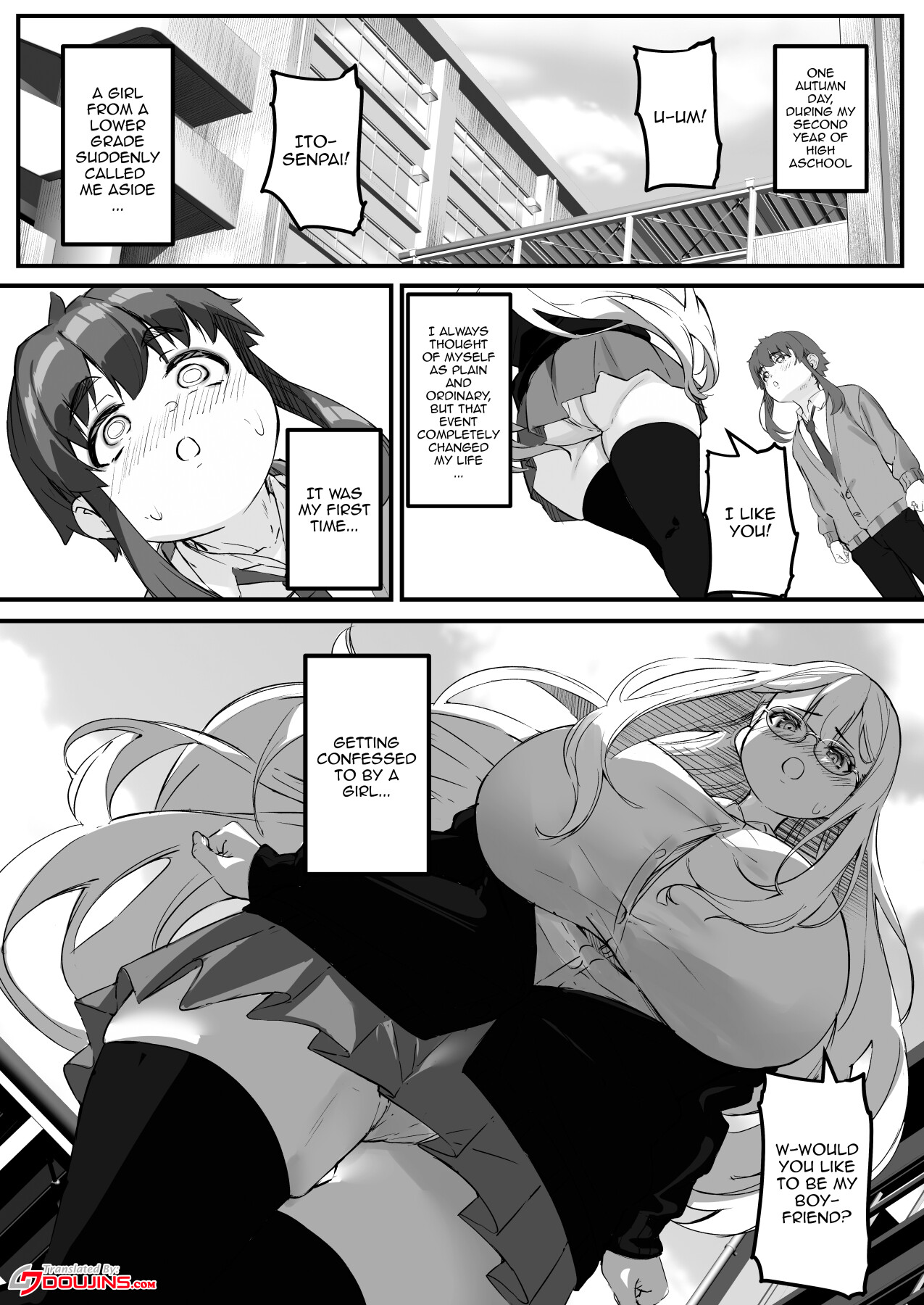 Hentai Manga Comic-My 2-Meter-Tall Younger Girlfriend-Read-3